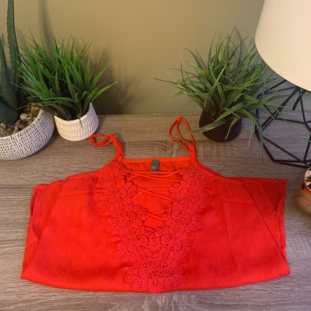 Red Lace Too